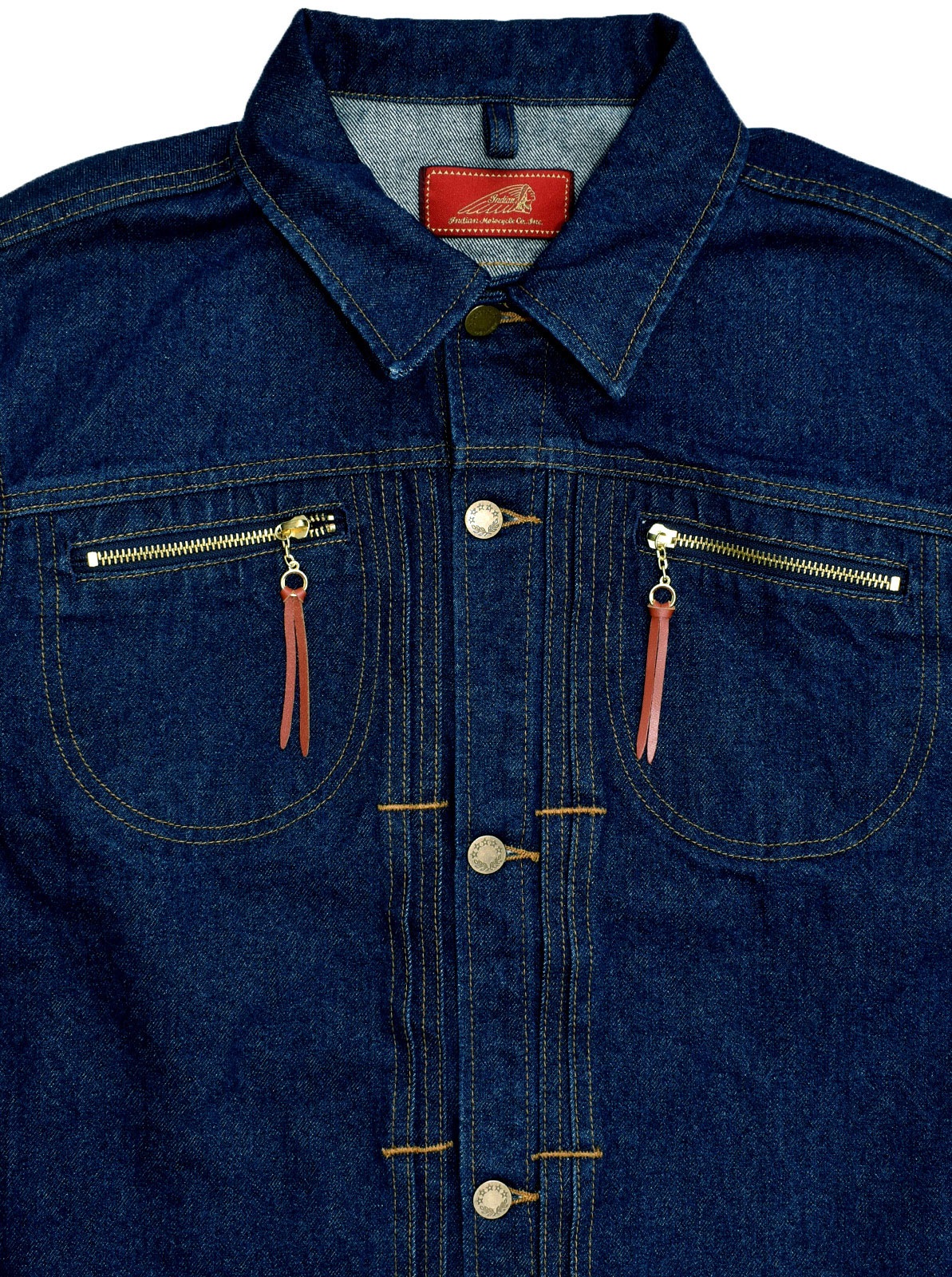 Denim Jacket "the INDIAN motocycle Co."