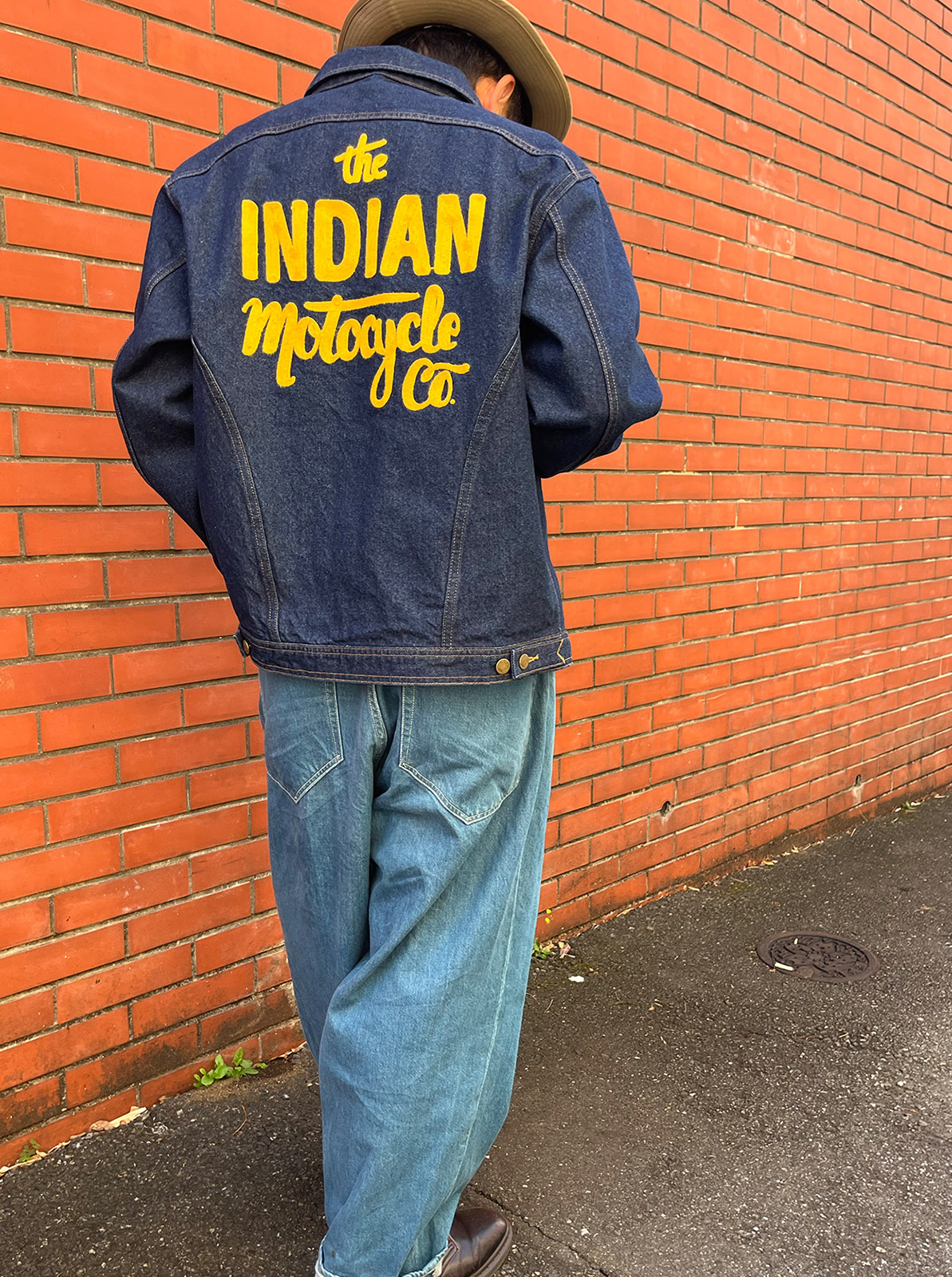 Denim Jacket "the INDIAN motocycle Co."