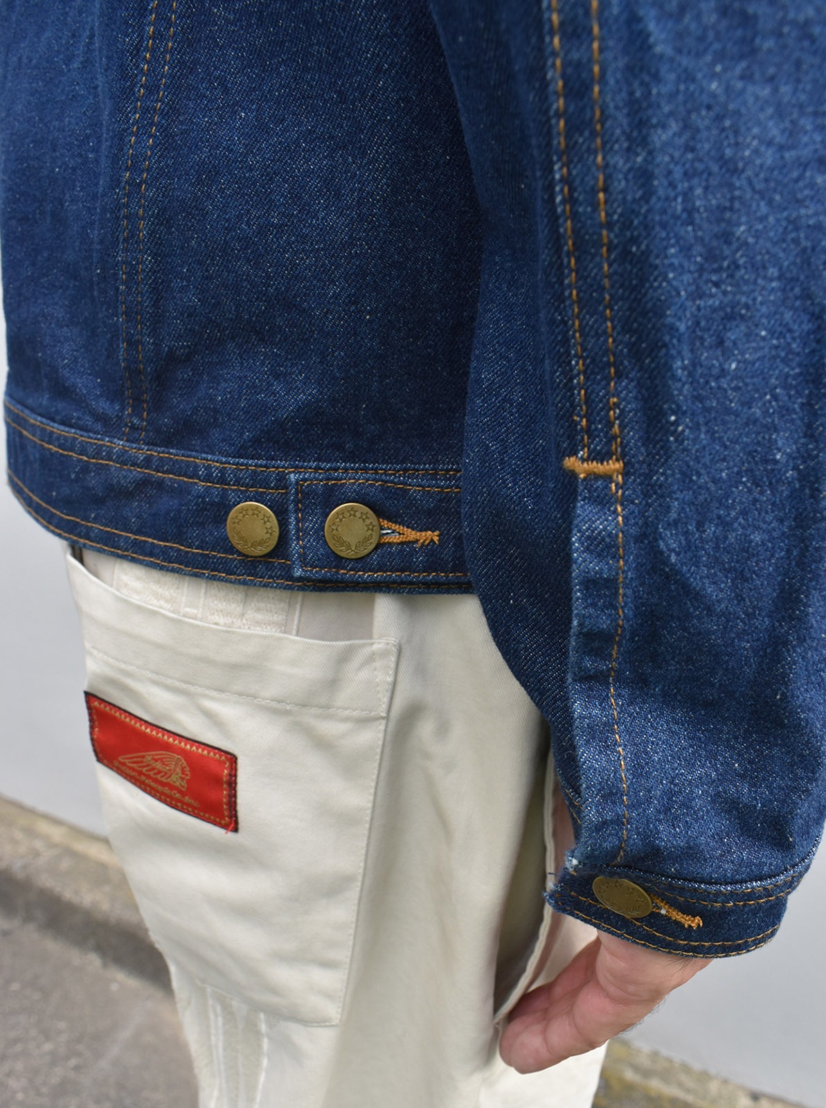 Denim Jacket "the INDIAN motocycle Co."