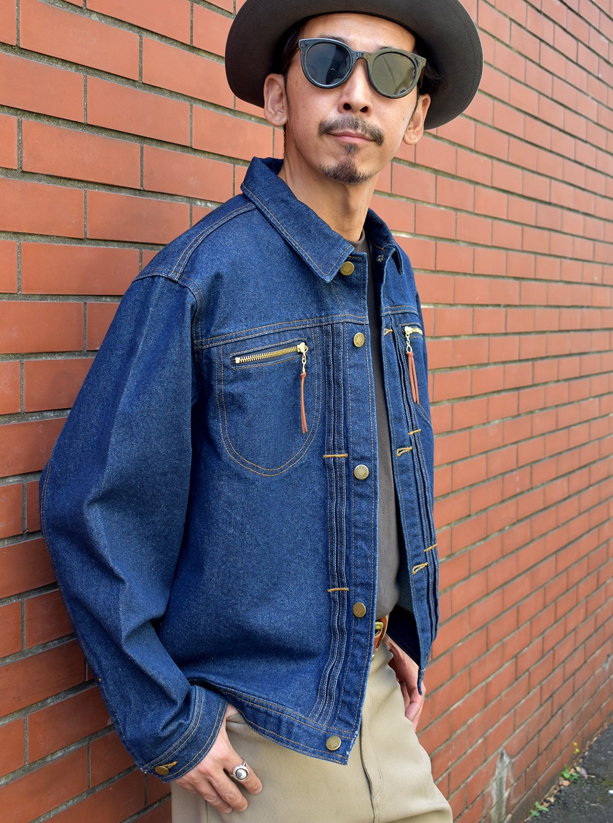 Denim Jacket "the INDIAN motocycle Co."