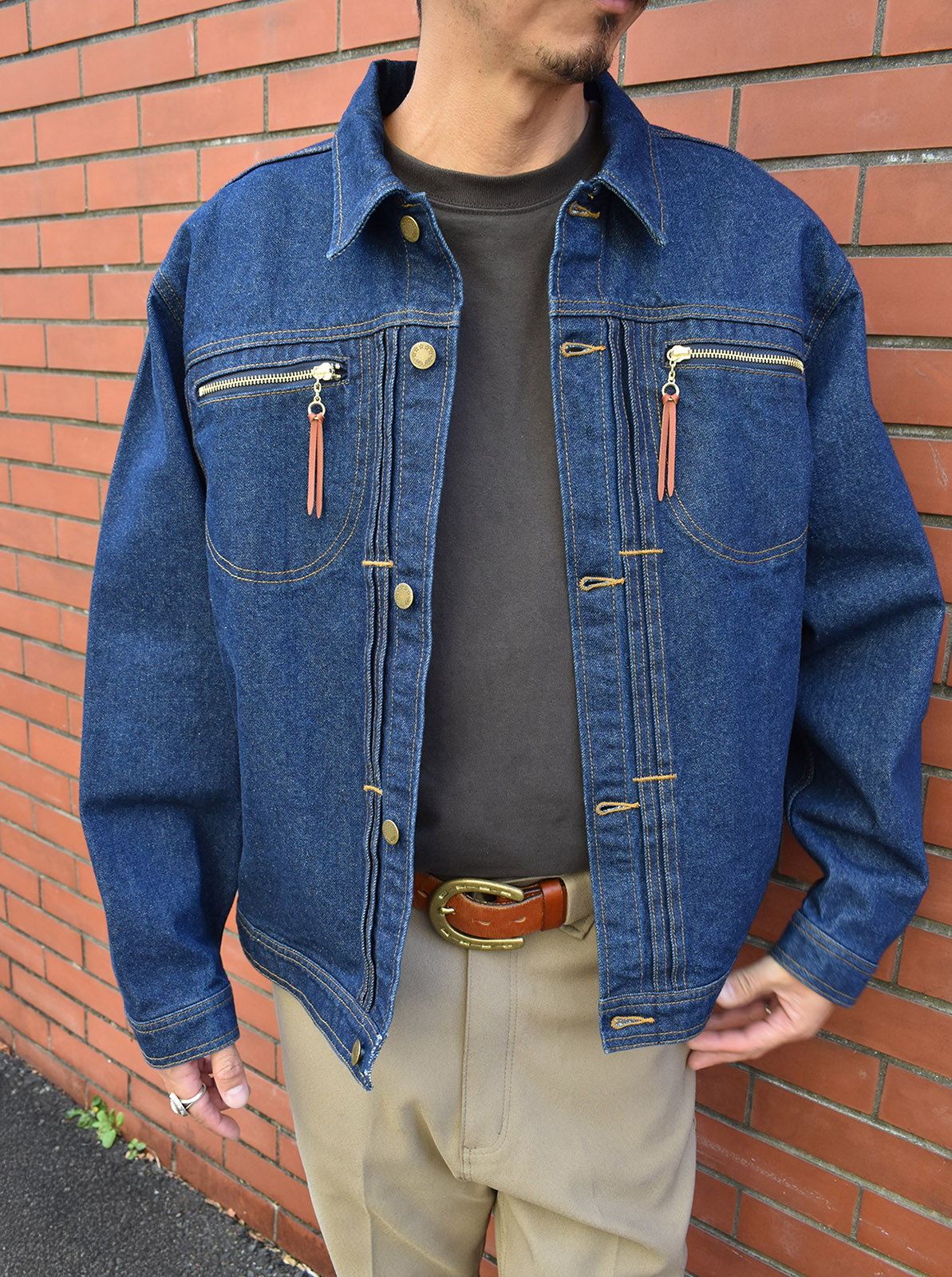Denim Jacket "the INDIAN motocycle Co."