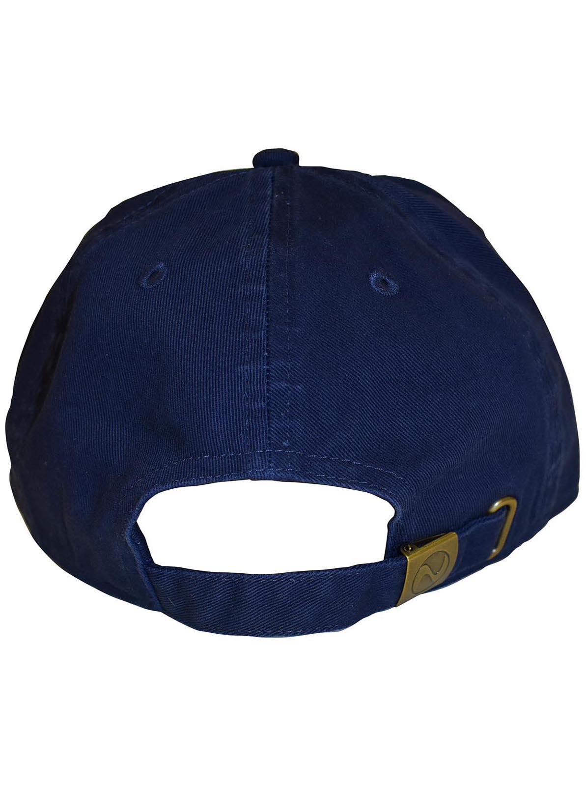 Washed baseball cap "head mark"