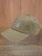 Washed baseball cap "head mark"