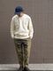 Washed baseball cap "head mark"