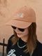 Washed baseball cap "head mark"