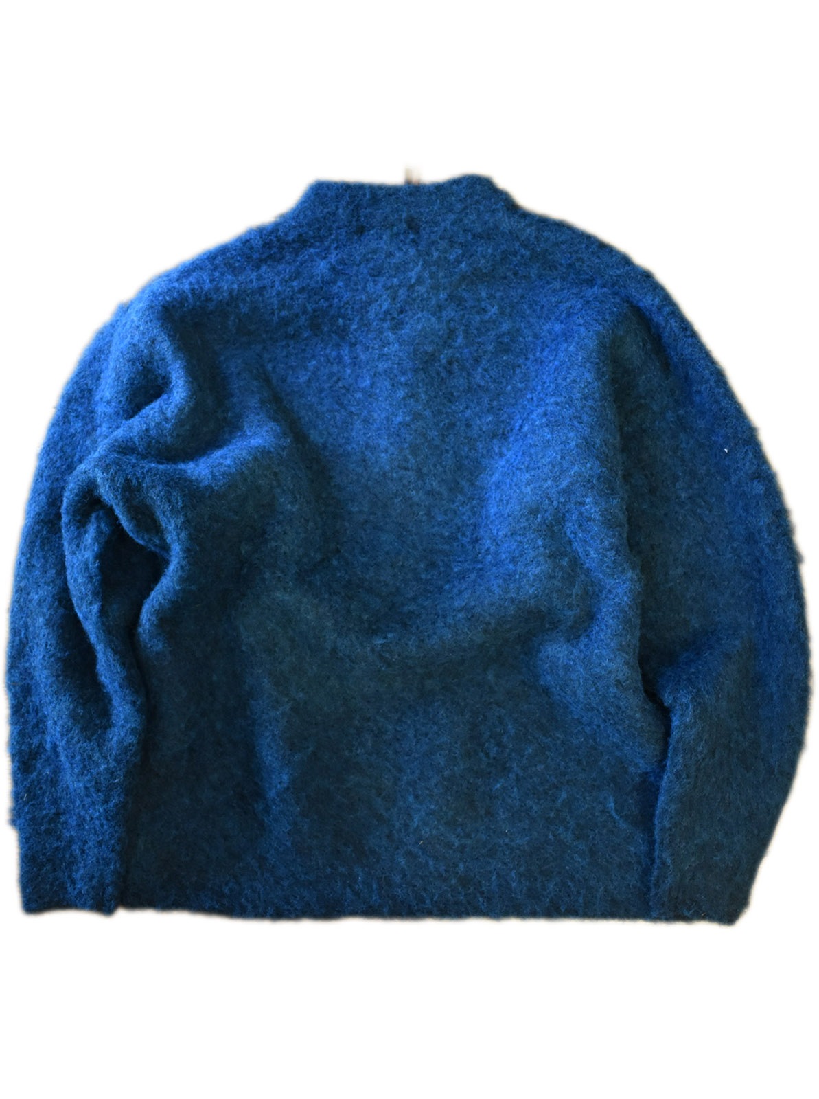 Jaggy Processing Half Zip Crew Neck