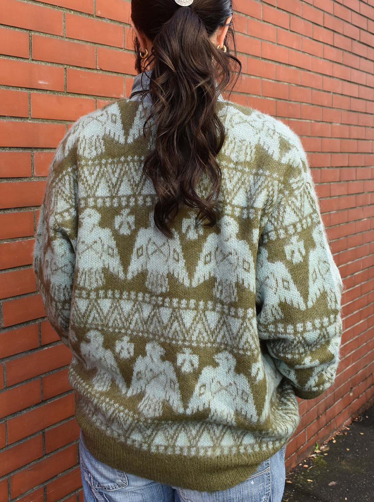 Mohair Cardigan "THUNDERBIRD"