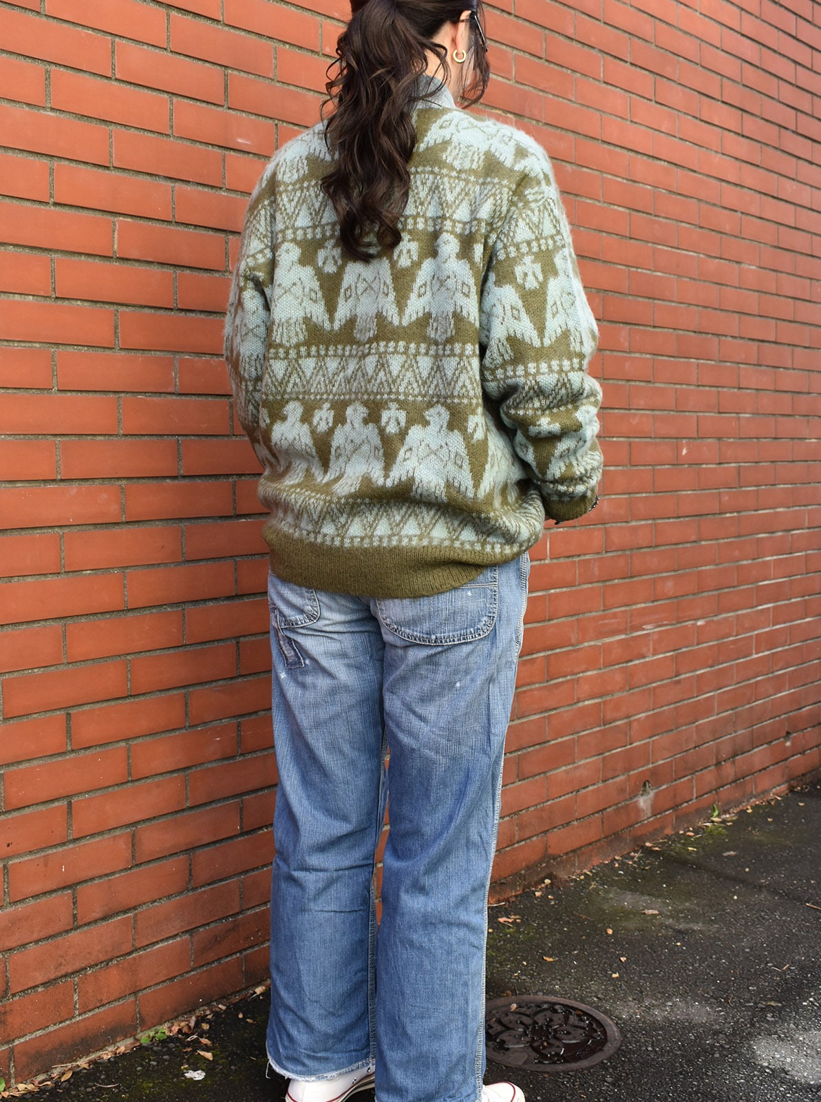 Mohair Cardigan "THUNDERBIRD"