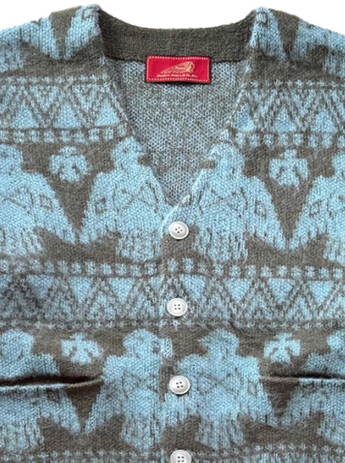 Mohair Cardigan "THUNDERBIRD"