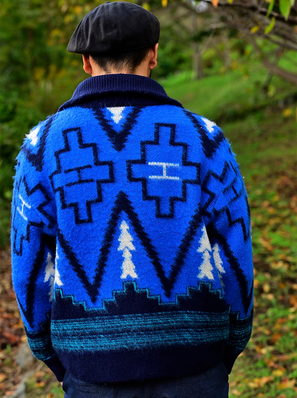 W-Jacquard Zip-up Jacket "NAVAJO"