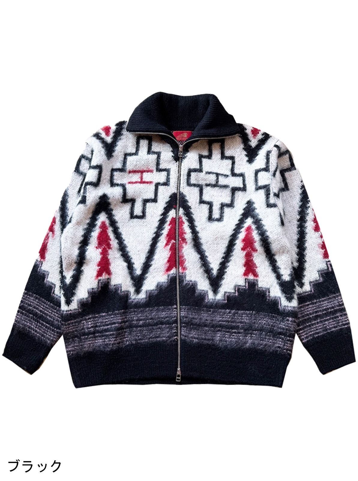 W-Jacquard Zip-up Jacket "NAVAJO"