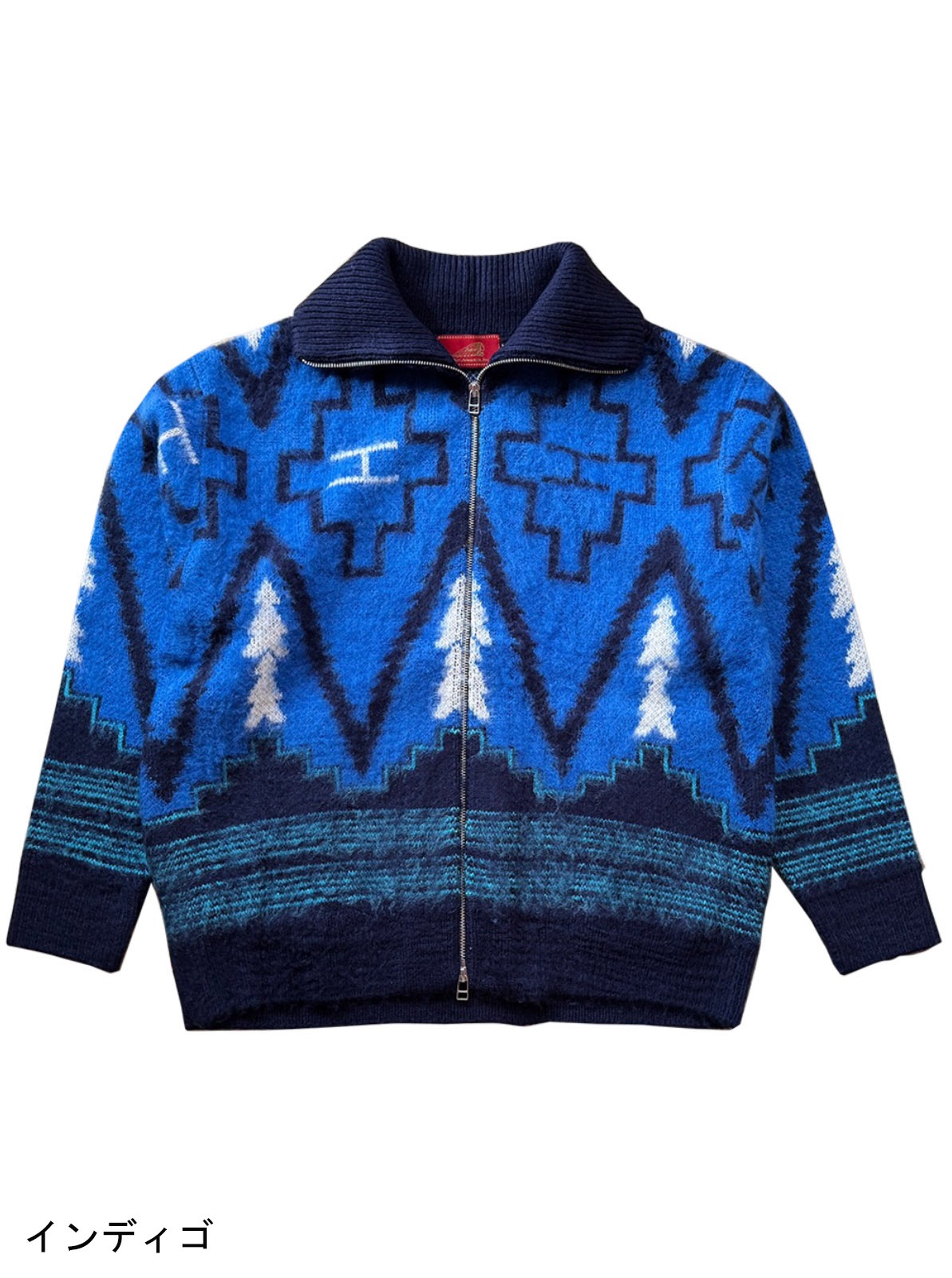 W-Jacquard Zip-up Jacket "NAVAJO"
