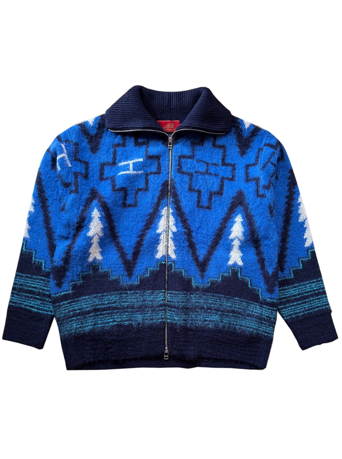 W-Jacquard Zip-up Jacket "NAVAJO"