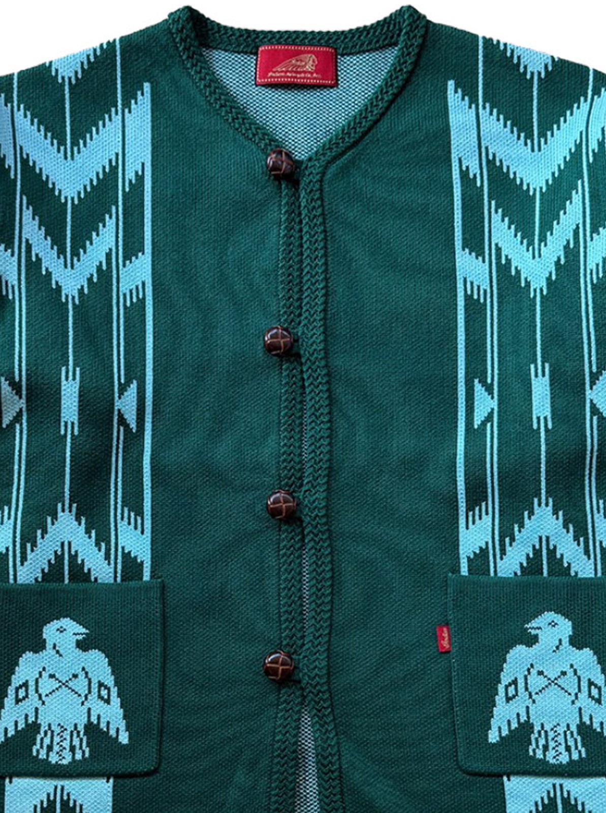 W-Jacquard  Cardigan "Chimayo Stripe"