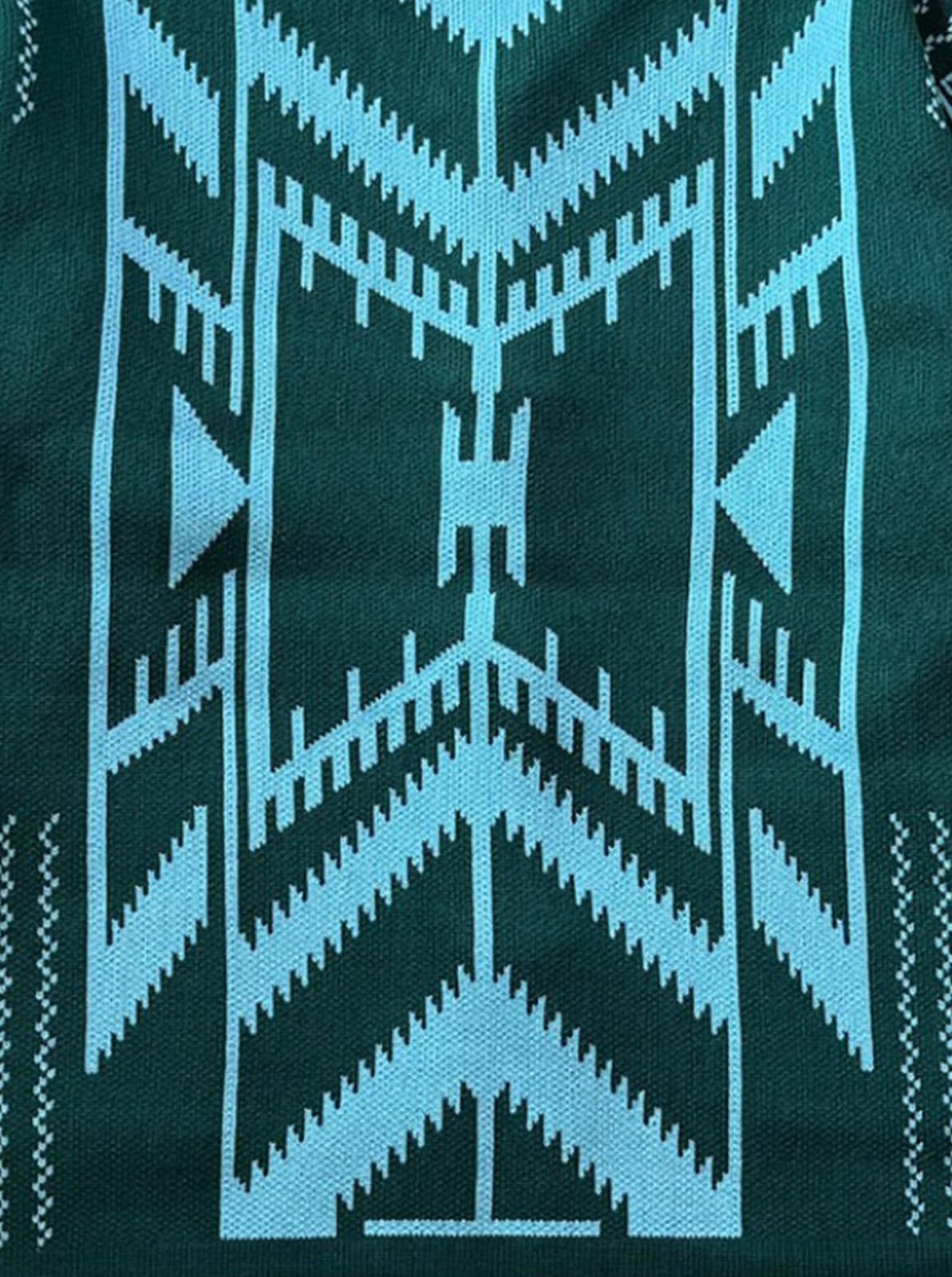 W-Jacquard  Cardigan "Chimayo Stripe"