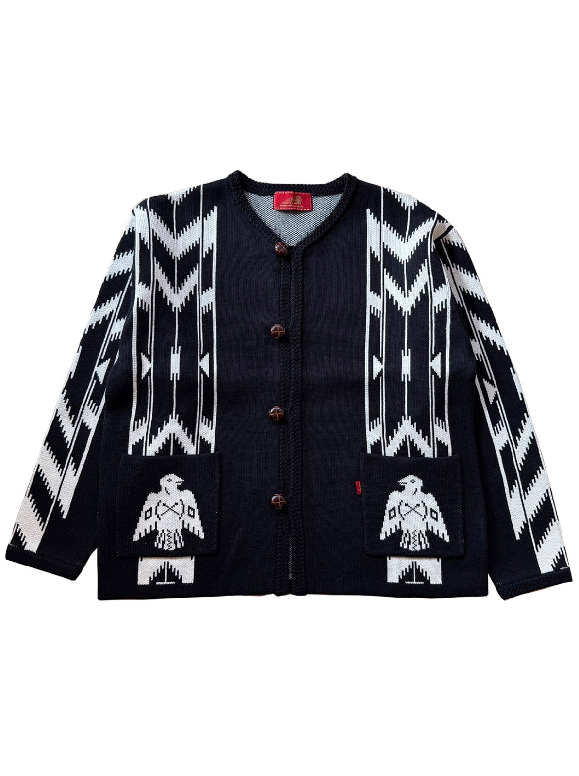 W-Jacquard  Cardigan "Chimayo Stripe"