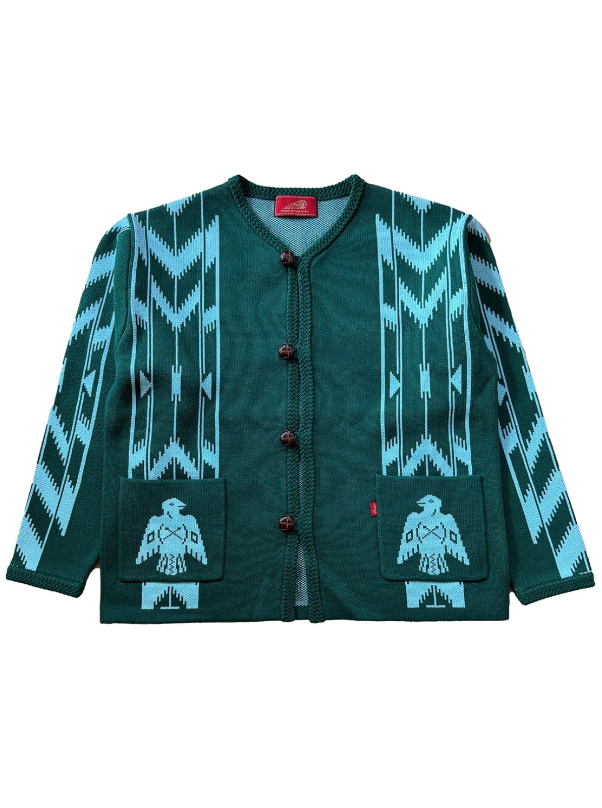 W-Jacquard  Cardigan "Chimayo Stripe"