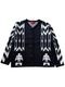 W-Jacquard  Cardigan "Chimayo Stripe"