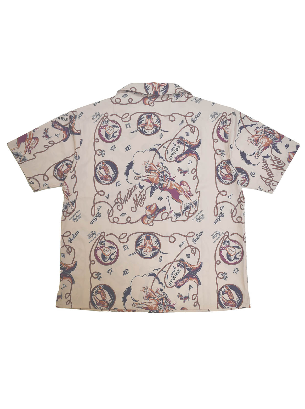 Bandana Print OpenCollar Shirt "HANDPAINT"