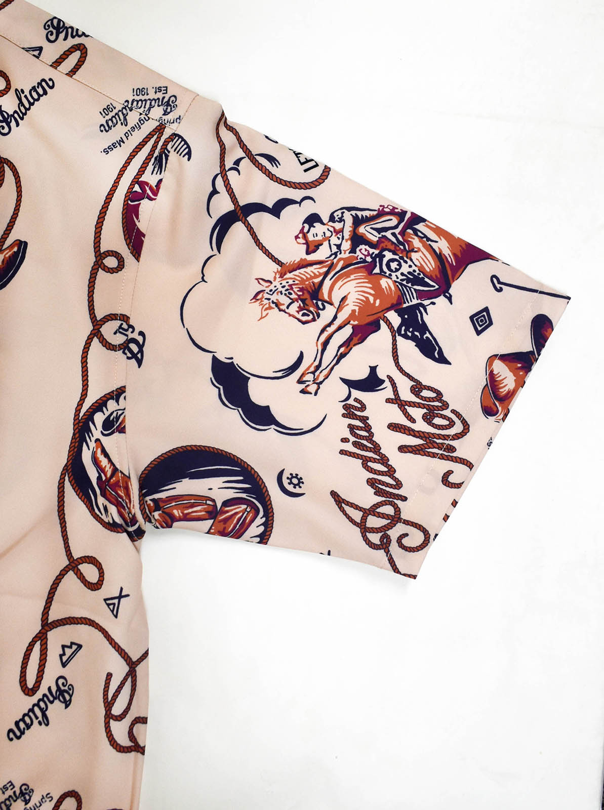 Bandana Print OpenCollar Shirt "HANDPAINT"