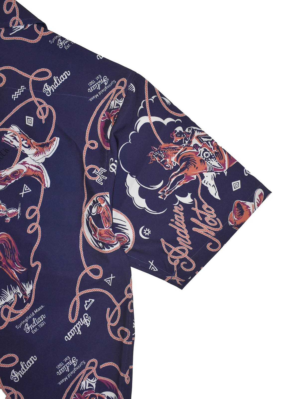 Bandana Print OpenCollar Shirt "HANDPAINT"