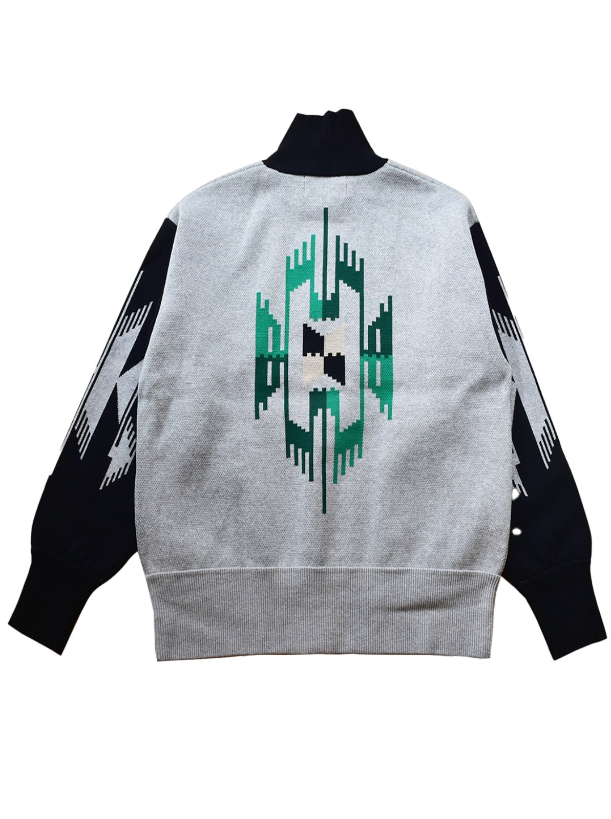 W-Jacquard Zip-up Jacket "CHIMAYO"