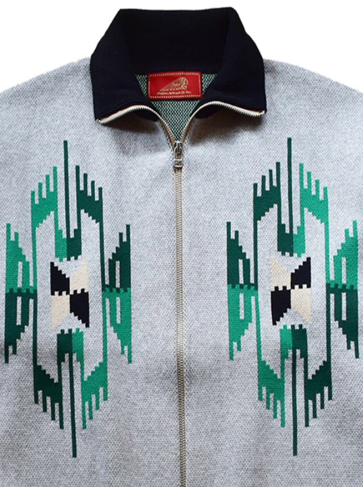 W-Jacquard Zip-up Jacket "CHIMAYO"