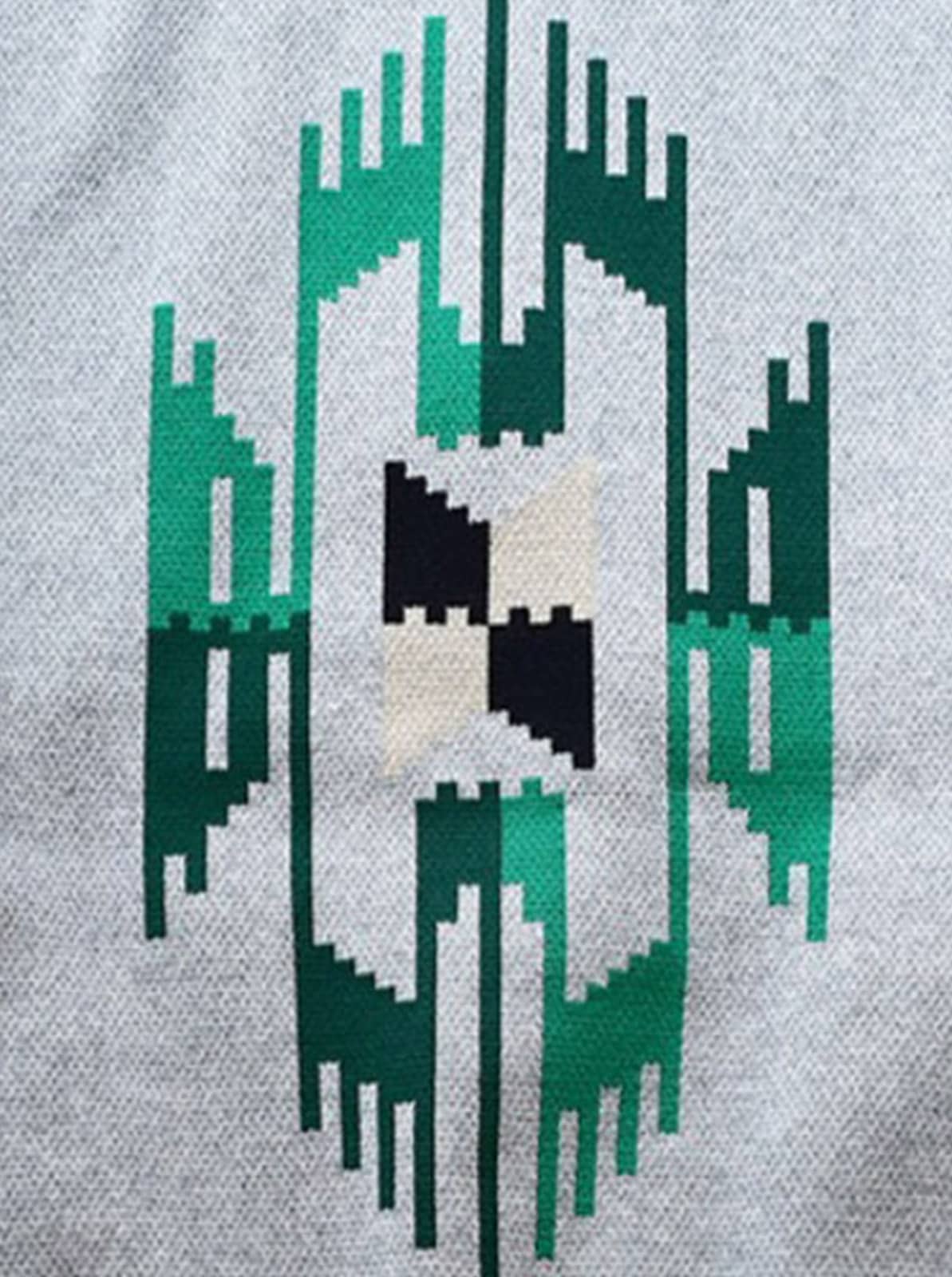 W-Jacquard Zip-up Jacket "CHIMAYO"