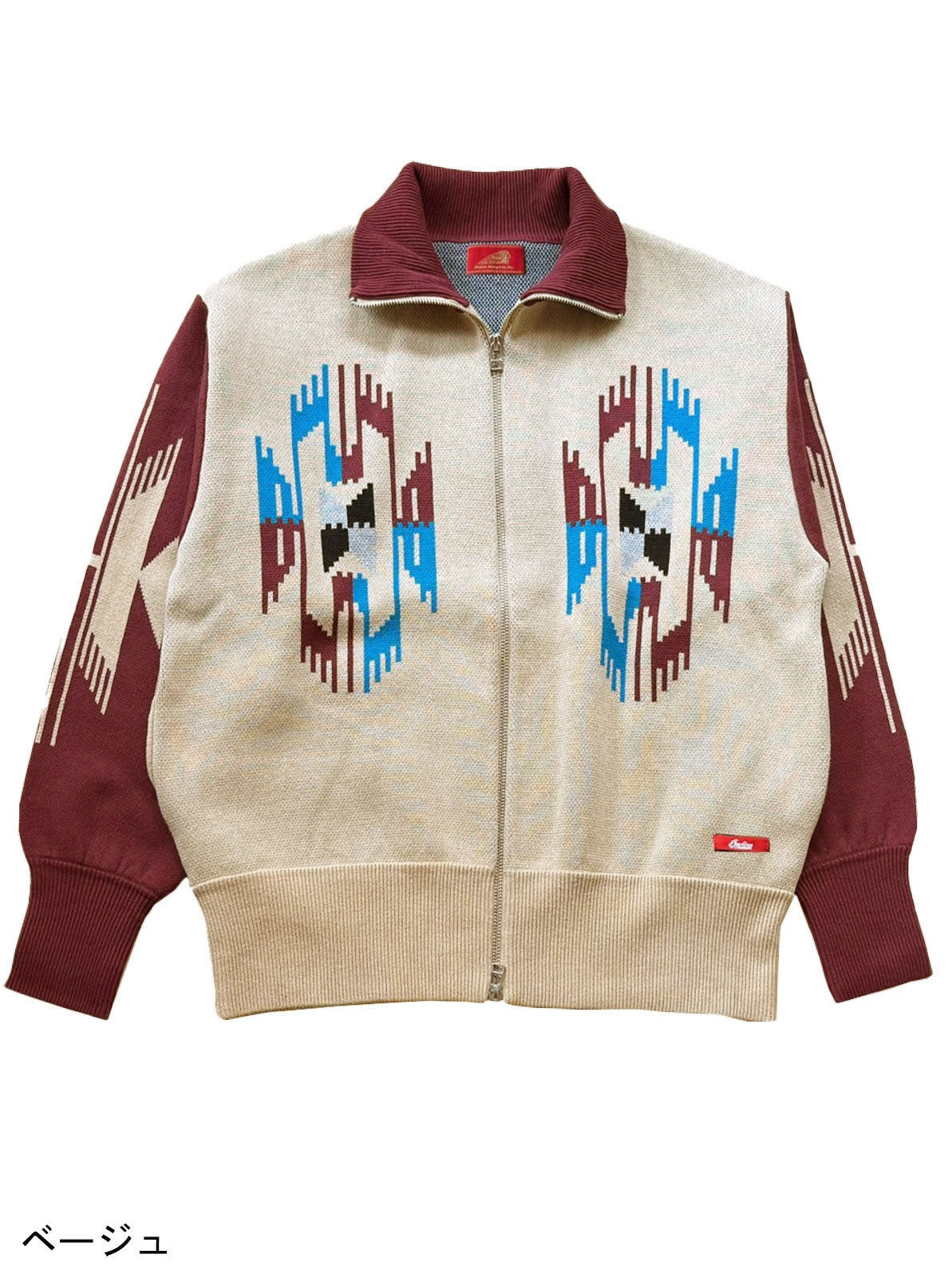W-Jacquard Zip-up Jacket "CHIMAYO"