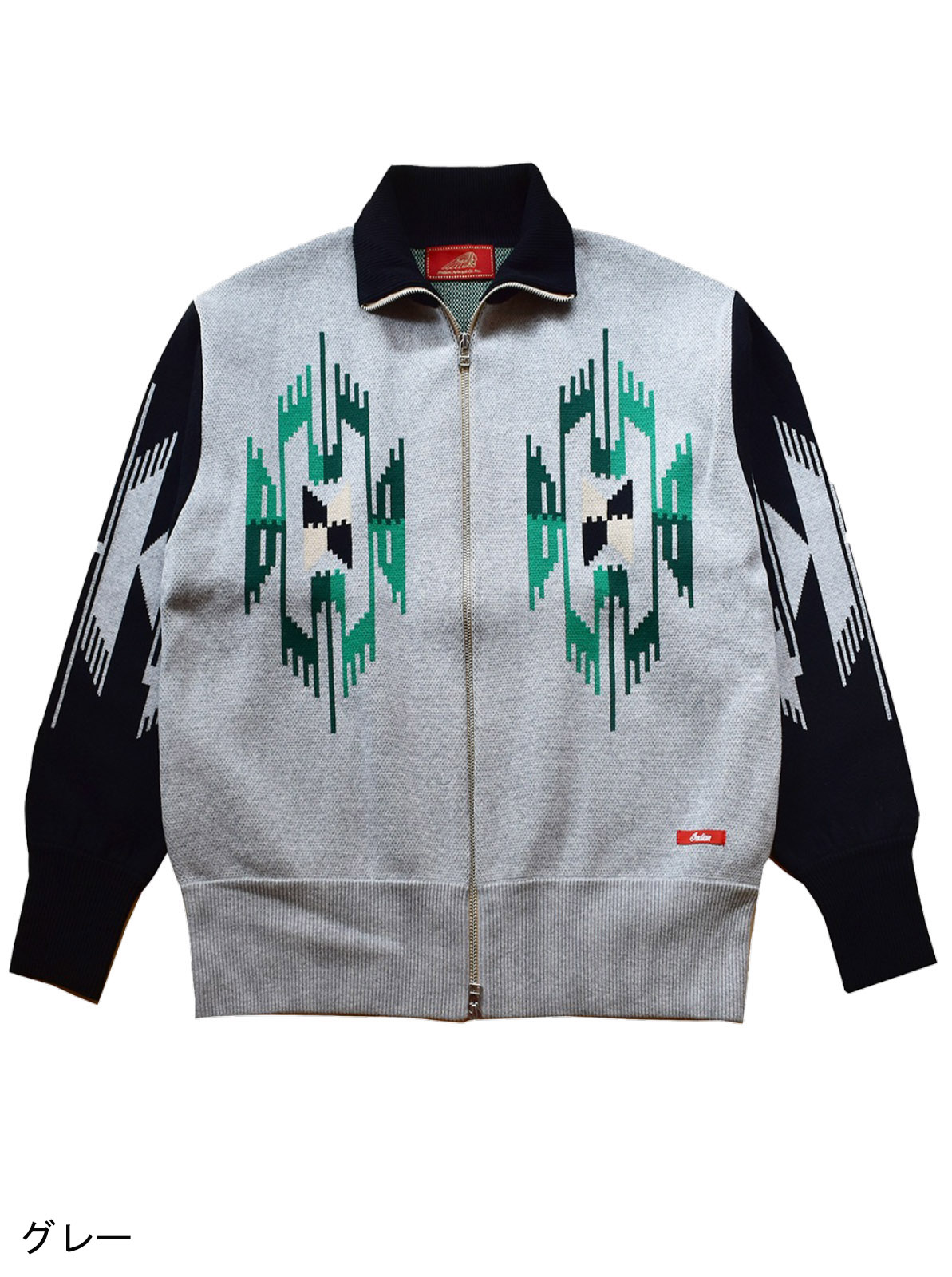 W-Jacquard Zip-up Jacket "CHIMAYO"