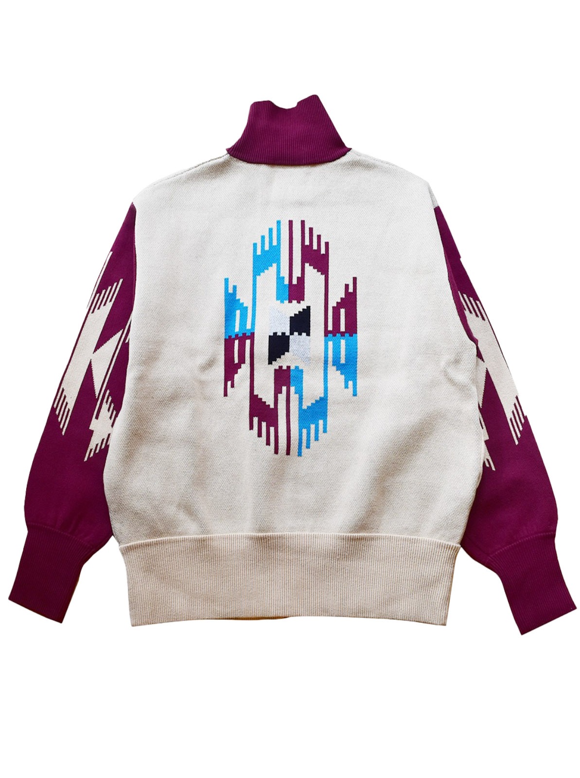 W-Jacquard Zip-up Jacket "CHIMAYO"