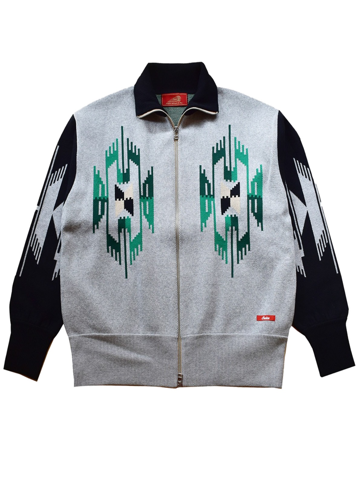 W-Jacquard Zip-up Jacket "CHIMAYO"
