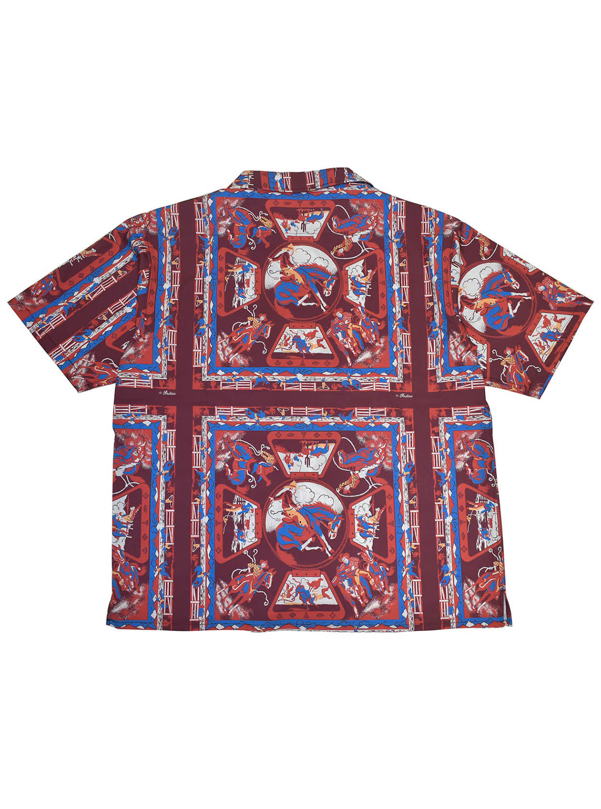 Bandana Print OpenCollar Shirt "RODEO"