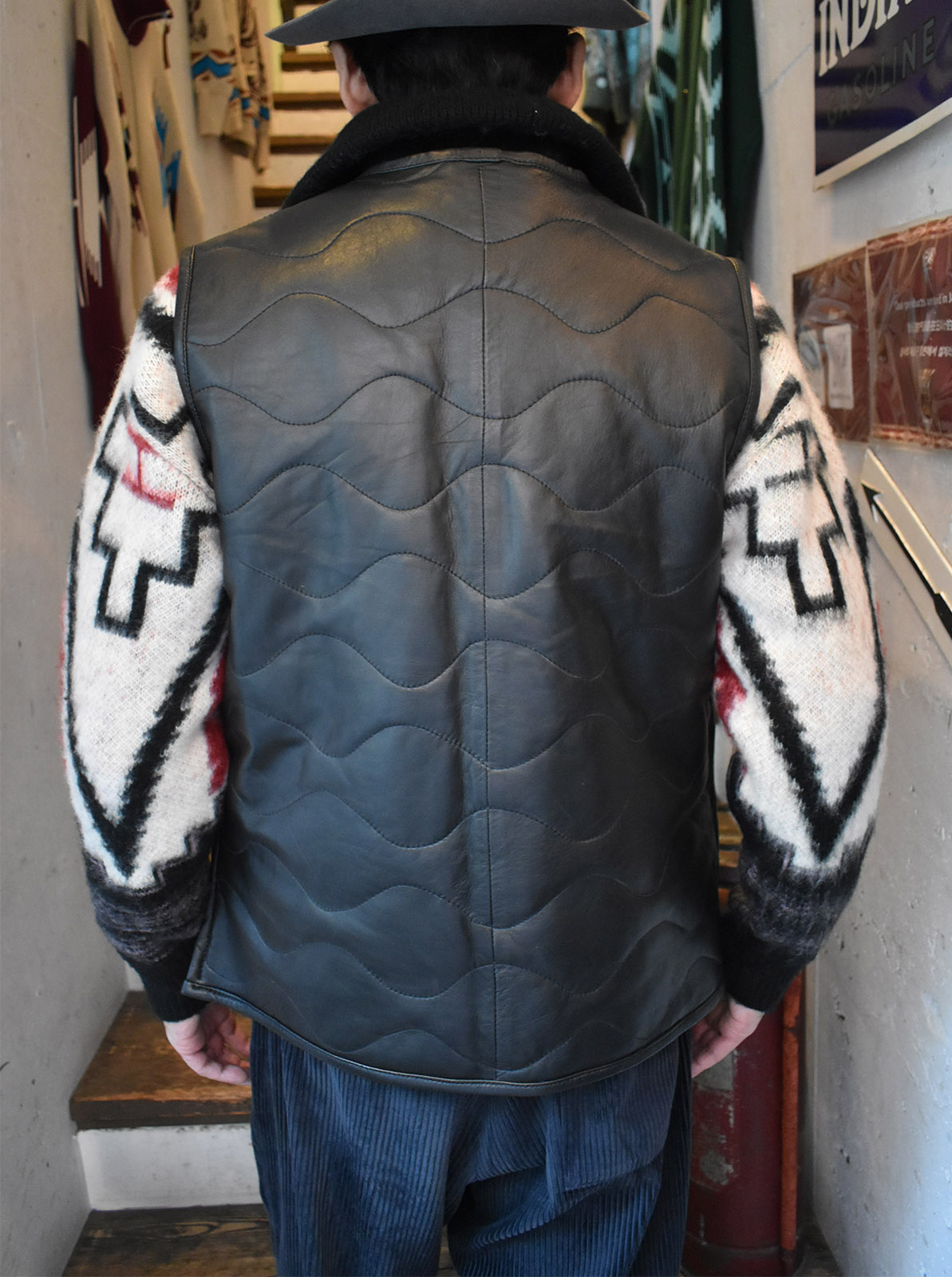 Leather Quilt Vest