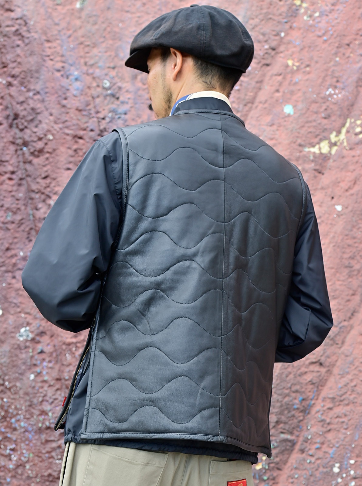Leather Quilt Vest
