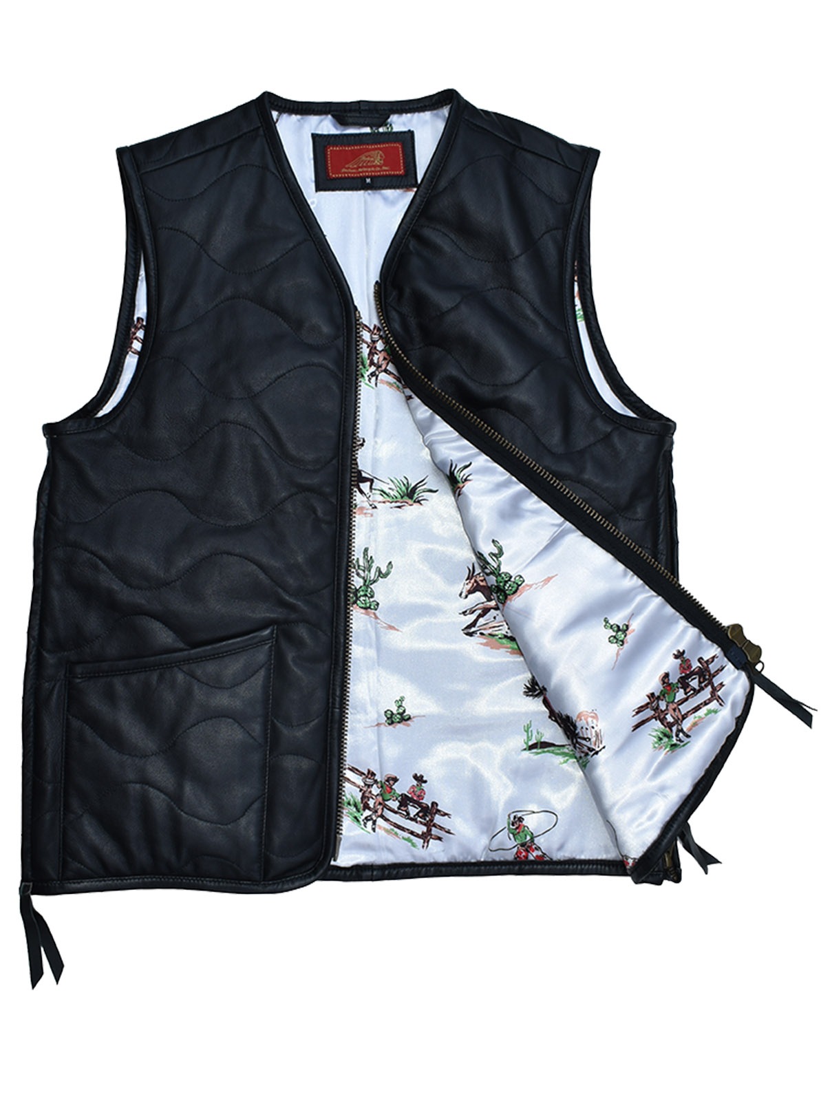 Leather Quilt Vest