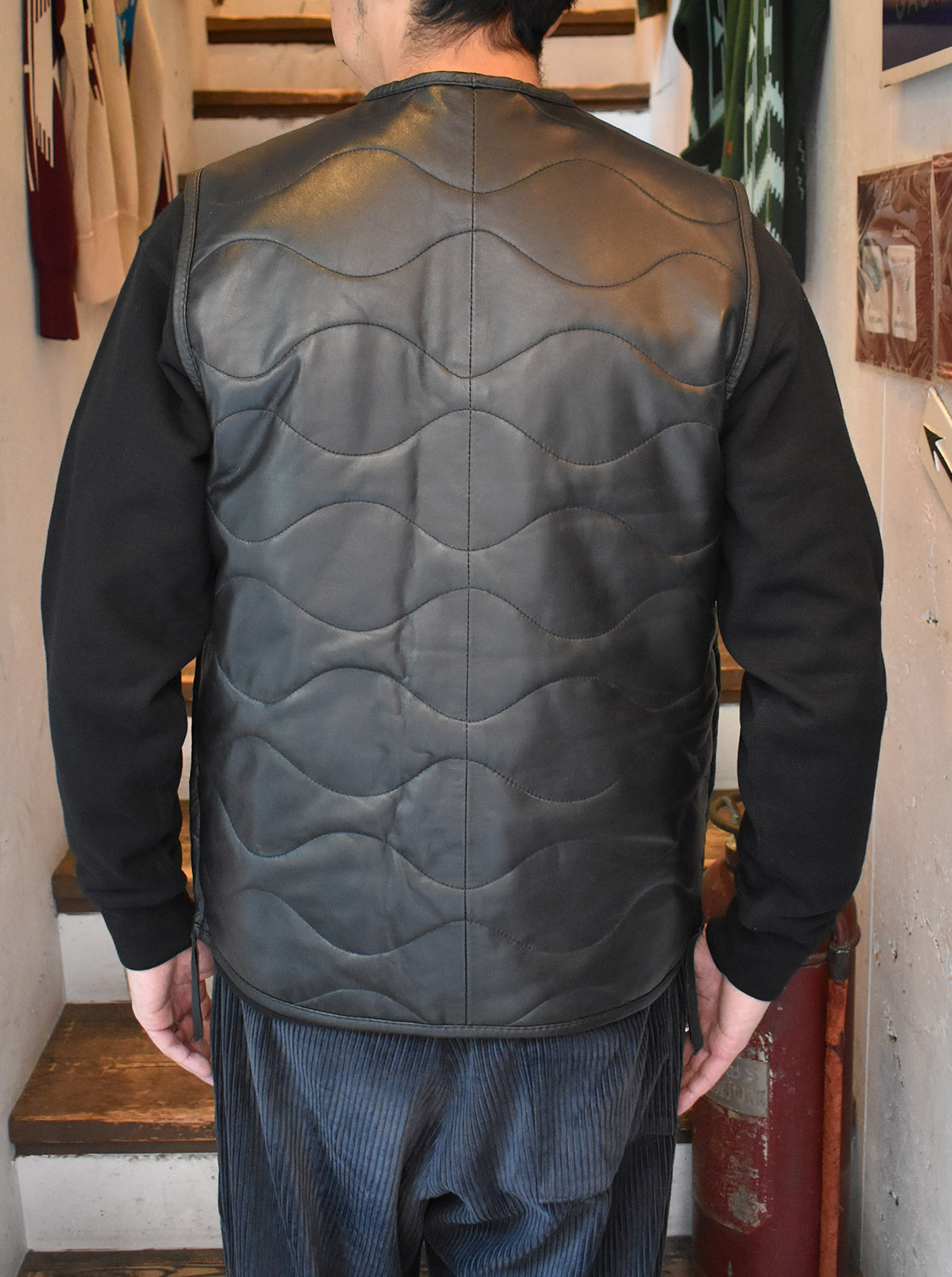 Leather Quilt Vest