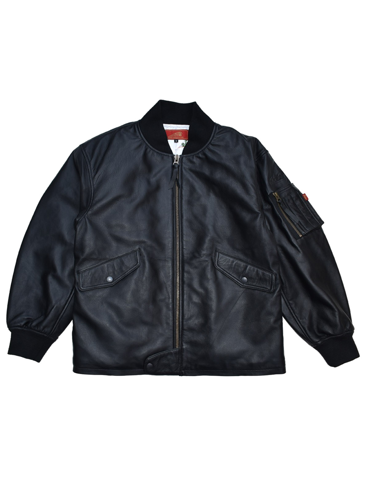 Leather MA-1 Jacket