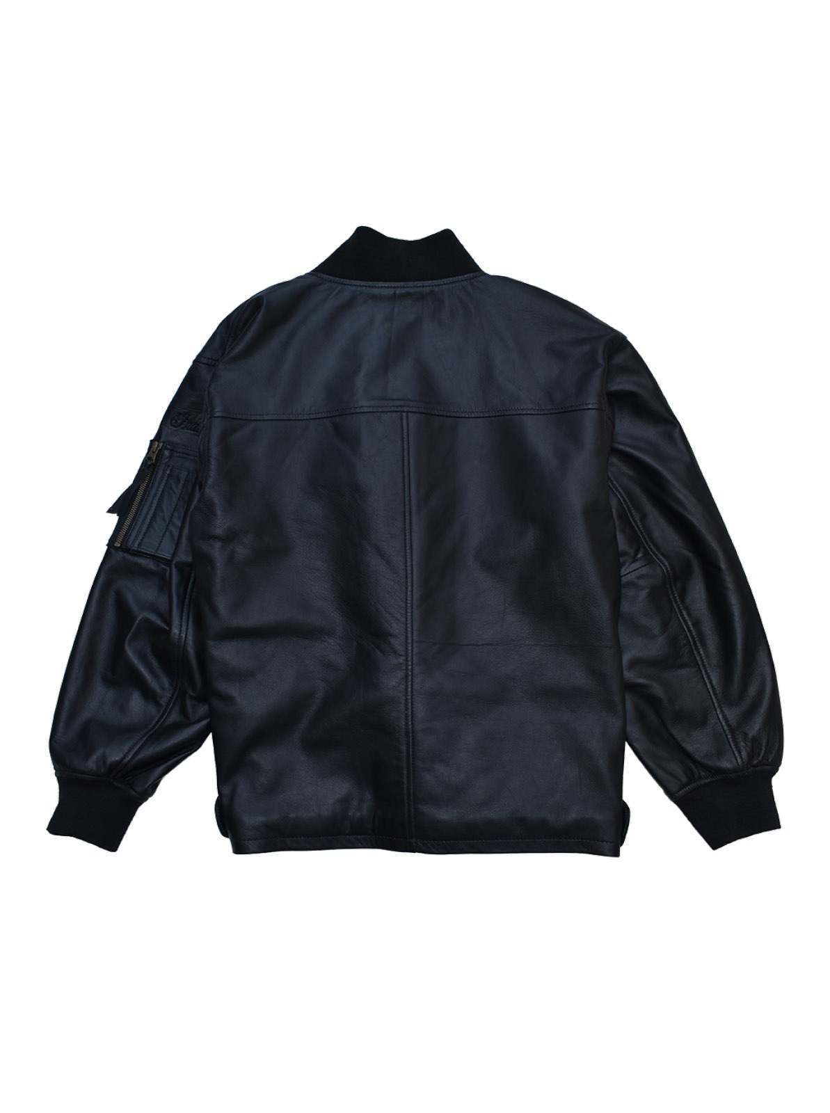 Leather MA-1 Jacket