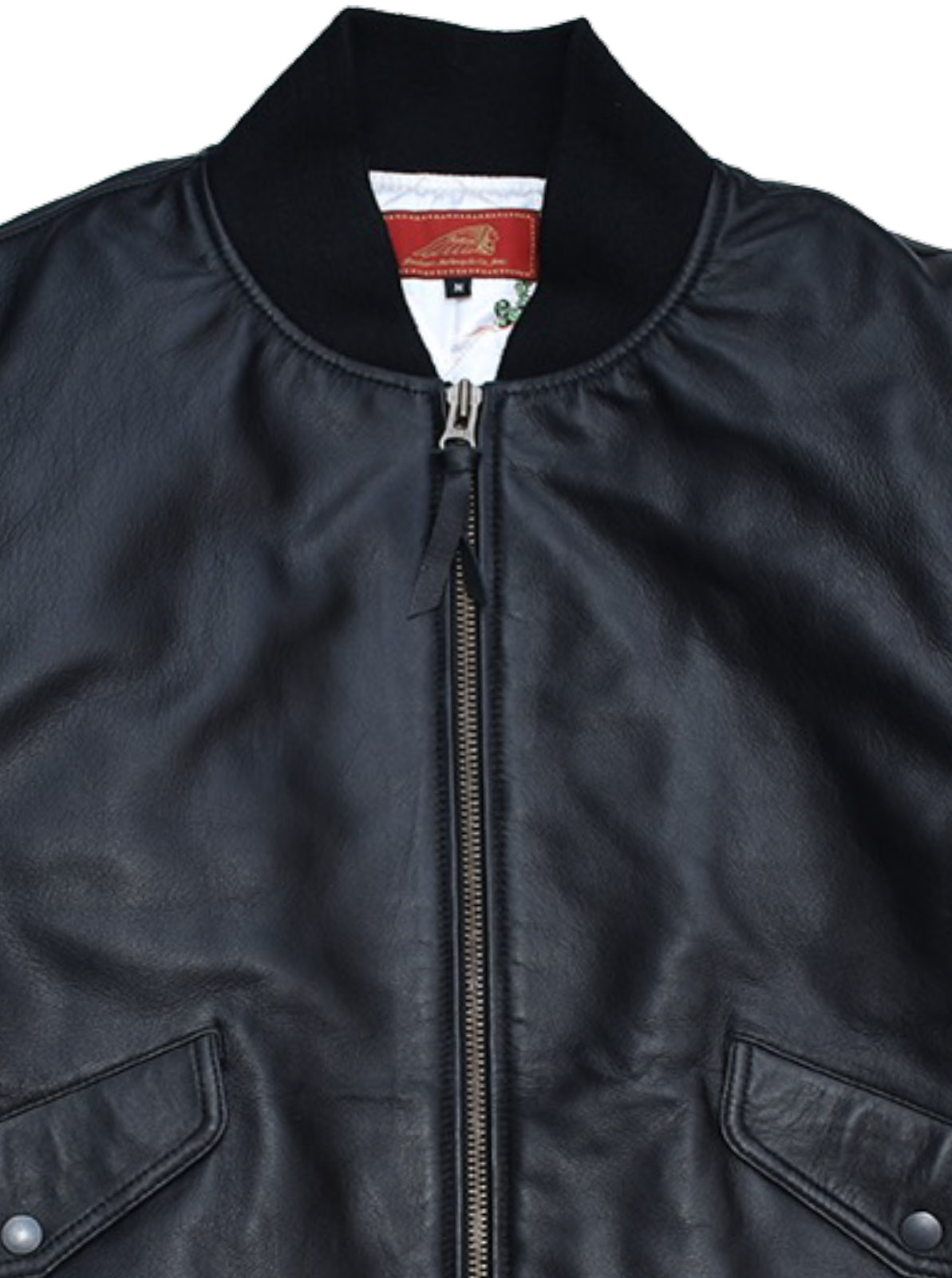 Leather MA-1 Jacket