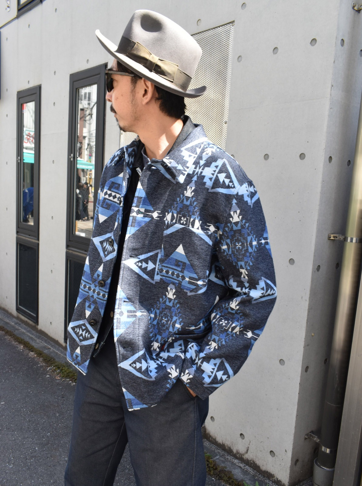 NAVAJO JACQUARD WORK JACKET