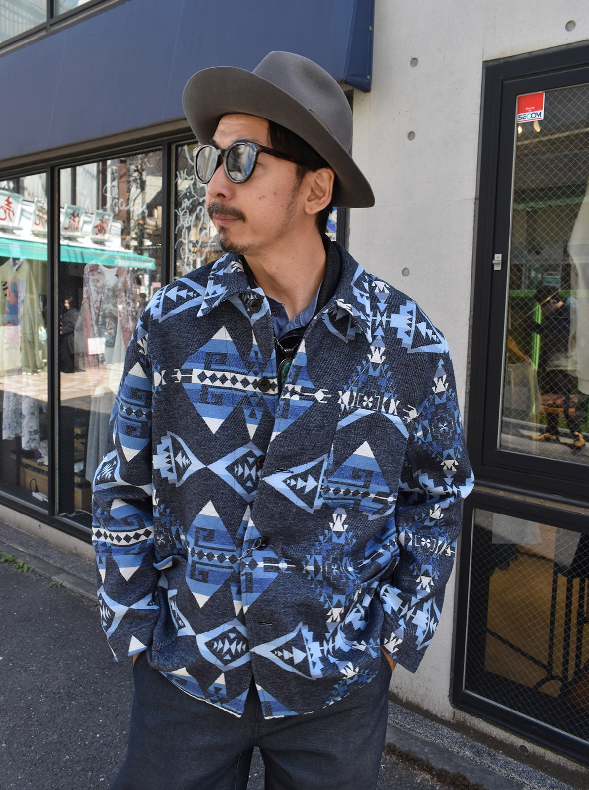 NAVAJO JACQUARD WORK JACKET