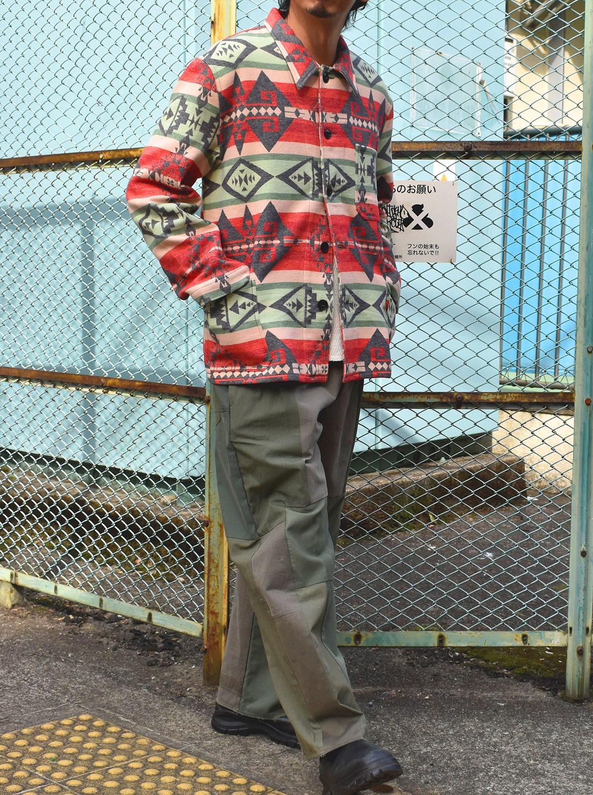 NAVAJO JACQUARD WORK JACKET