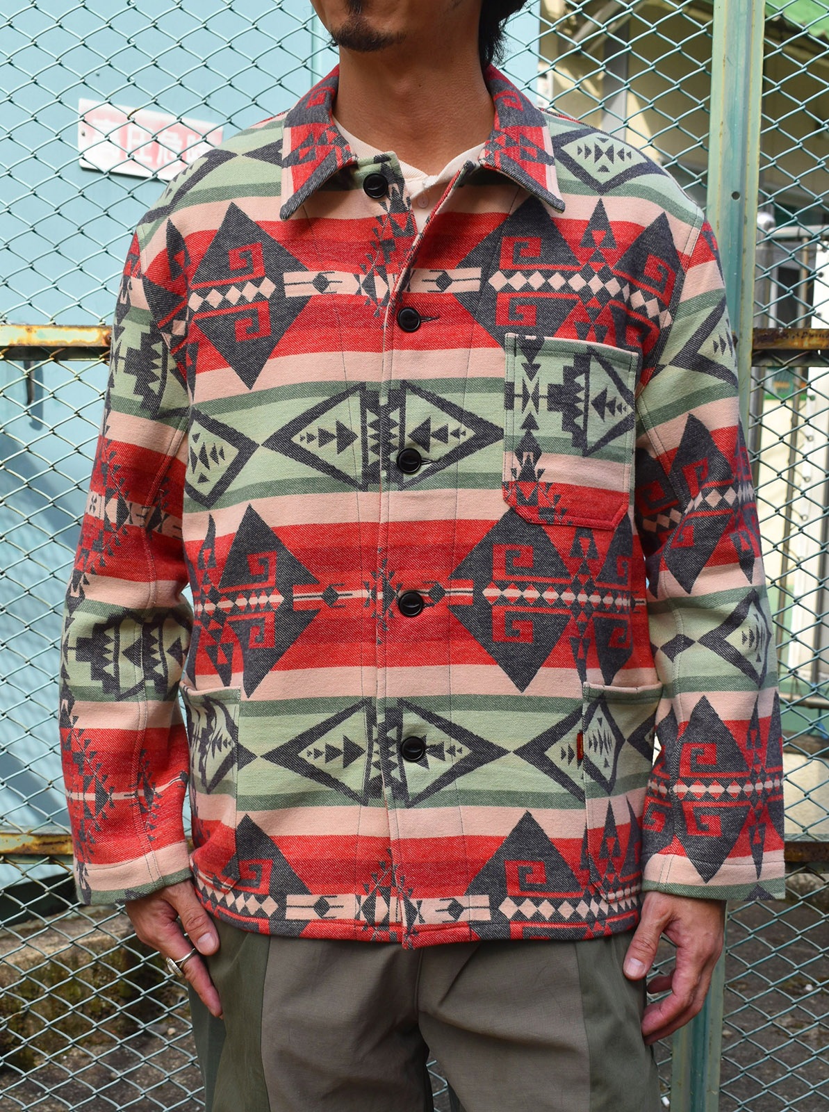 NAVAJO JACQUARD WORK JACKET