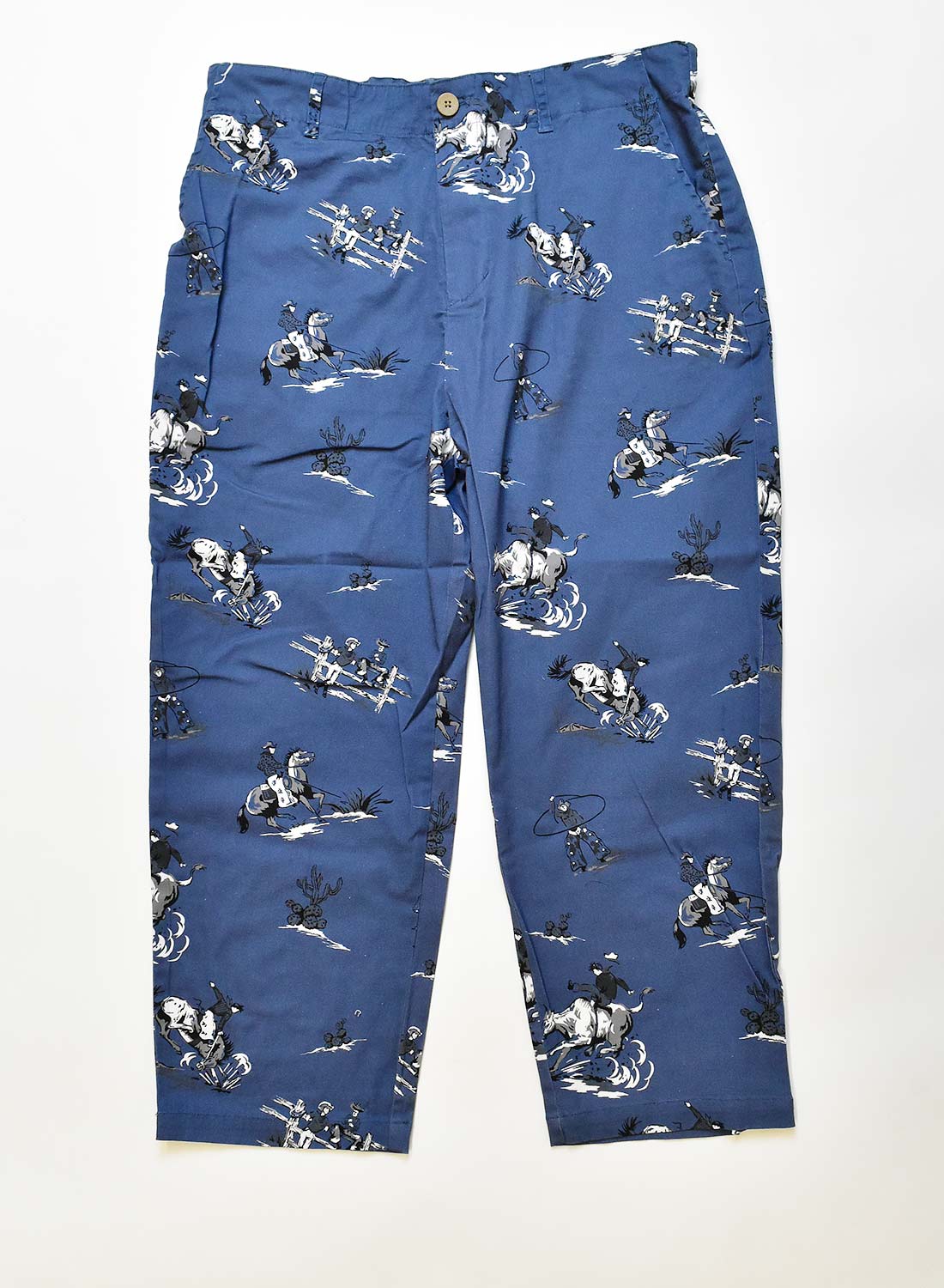 Cowboy print ankle pants
