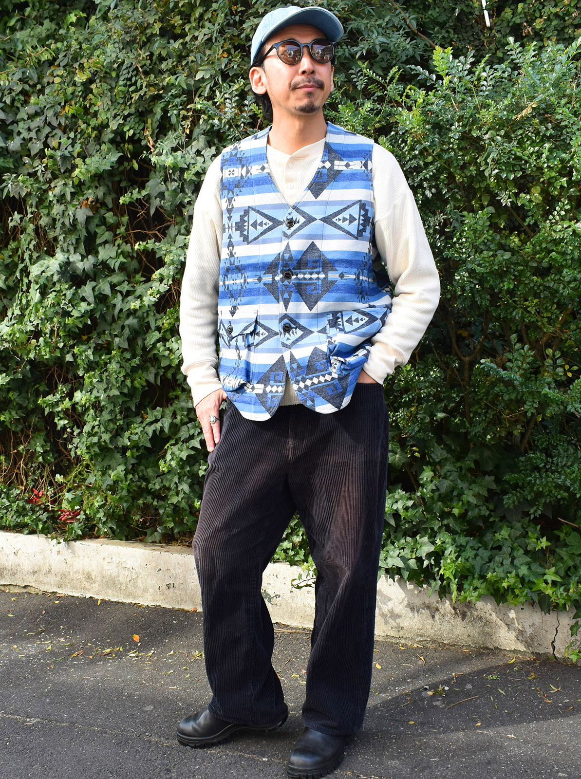 NAVAJO JACQUARD WORK VEST