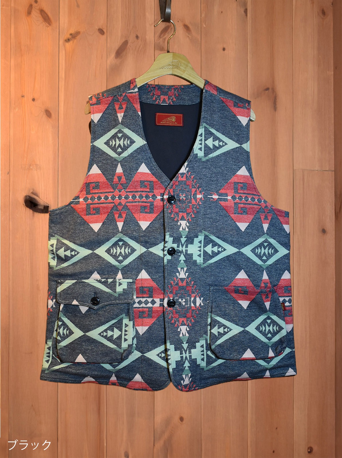 NAVAJO JACQUARD WORK VEST