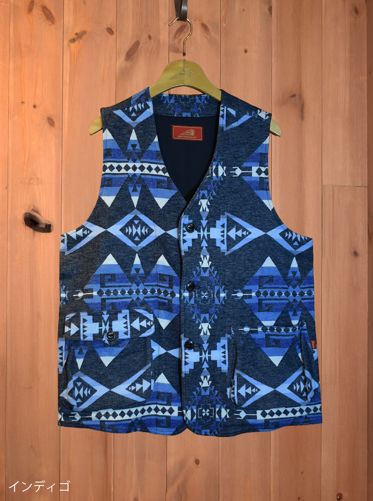 NAVAJO JACQUARD WORK VEST
