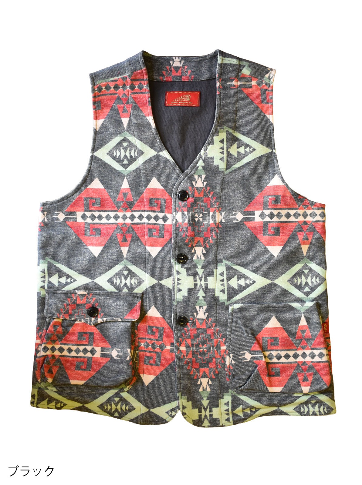 NAVAJO JACQUARD WORK VEST