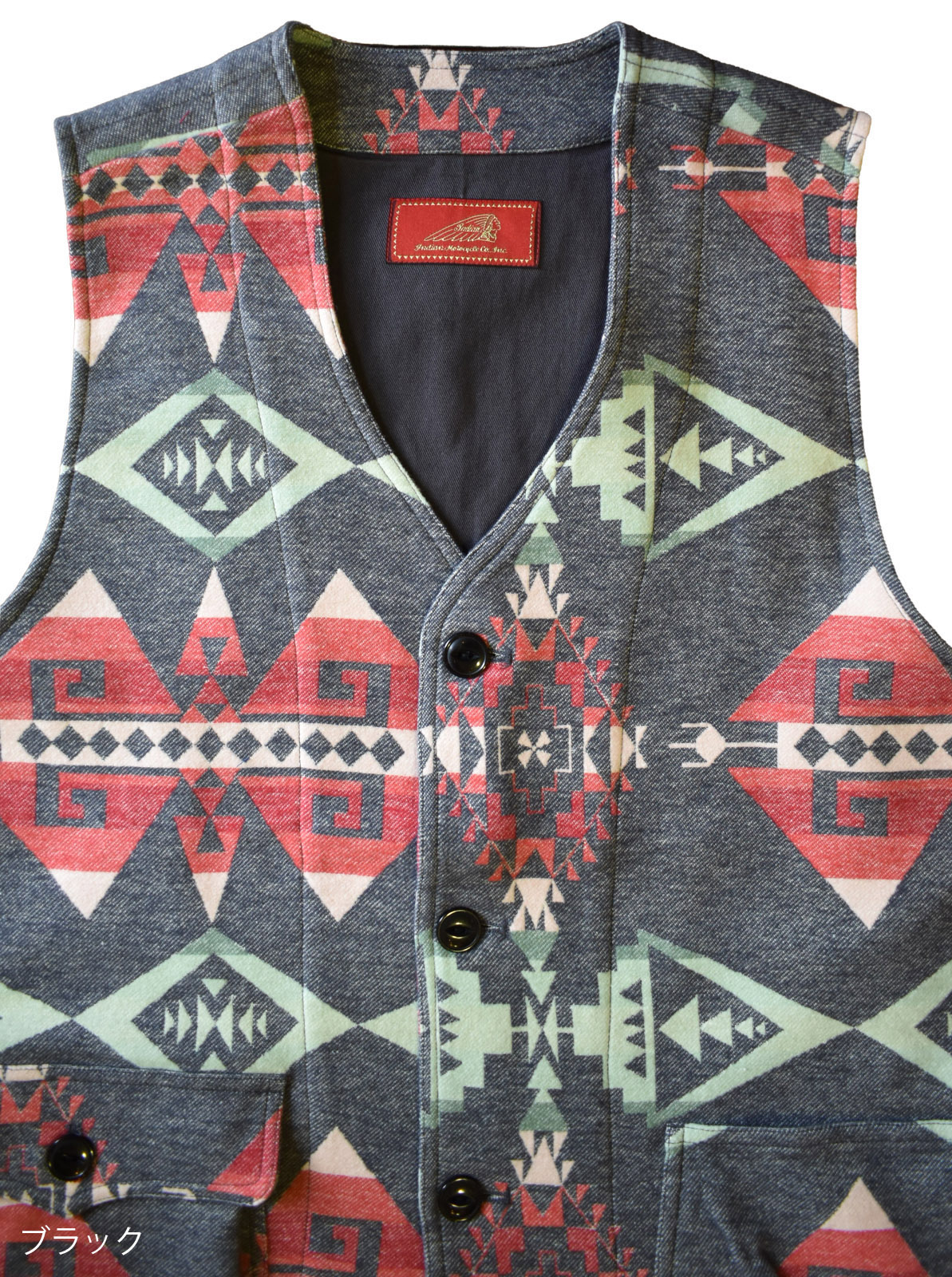 NAVAJO JACQUARD WORK VEST